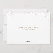 Wat een geweldig jaar | Moderne fotovakantiekaart Feestdagenkaart (Achterkant)