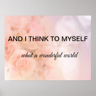 Wat een geweldig poster in de wereld