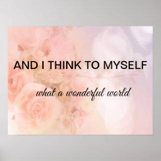 Wat een geweldig poster in de wereld