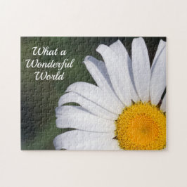 Wat een geweldig wereldoffset Daisy Puzzle Legpuzzel