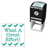 "Wat een geweldige inspanning!" Instructeur Rubber Zelfinktende Stempel (In situ)