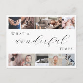 Wat een geweldige tijd Multi Foto Minimaal Nieuwe  Briefkaart (Voorkant)