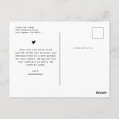 Wat een geweldige tijd Simple 6 Foto Dank u Briefkaart (Achterkant)