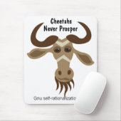 Wat een Gnu Stuff_Cheetahs heeft nooit uitgehaald Muismat (Met muis)