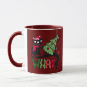 Wat een grappige kerstMok Mok (Links)