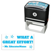 "WAT EEN GROTE INSPANNING!" Educator Rubber Stamp Zelfinktende Stempel (In situ)
