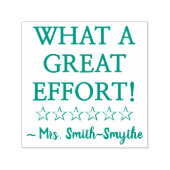 "WAT EEN GROTE INSPANNING!" Rubberstempel Zelfinktende Stempel (Design)