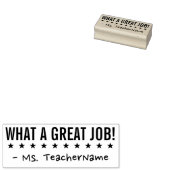 "WAT EEN GROTE TAAK!" Educator Rubber Stamp Rubberstempel (Gestempeld)