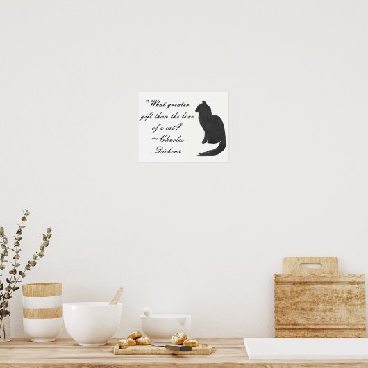 Wat een groter cadeauPoster Poster (Keuken)