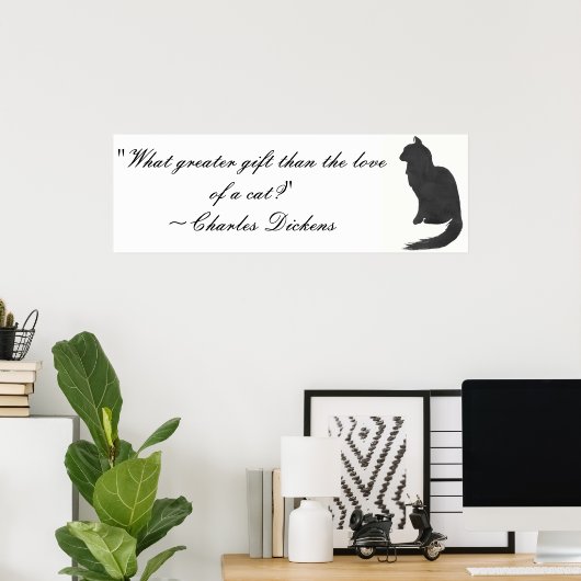 Wat een groter cadeauPoster Poster (Thuiskantoor)