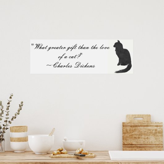 Wat een groter cadeauPoster Poster (Keuken)