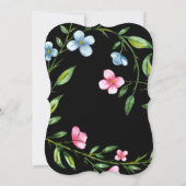 Wat een heerlijke bruiloft uitnodiging (Achterkant)