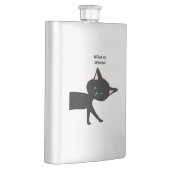 Wat een heksen! Grappige zwarte kat met groene oge Flacon (Rechts)