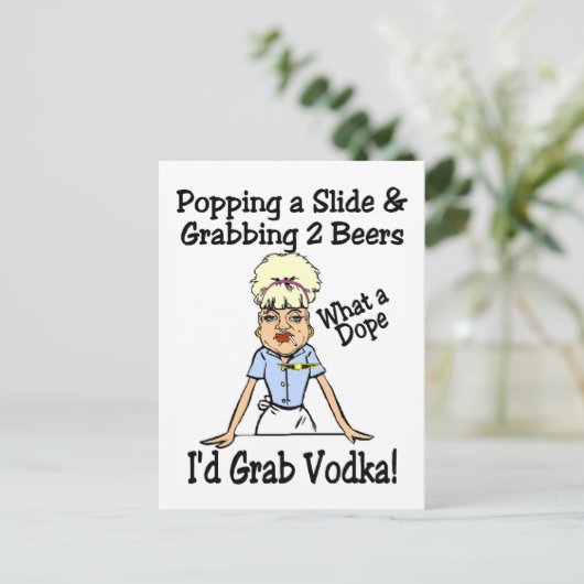 Wat een helling briefkaart (Staand voorkant)