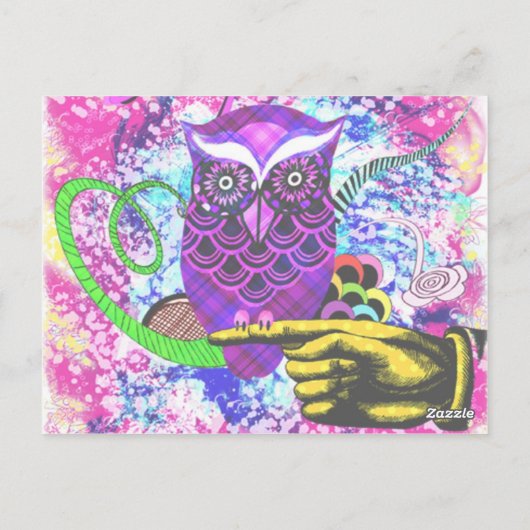 Wat een Hoot Briefkaart (Achterkant)