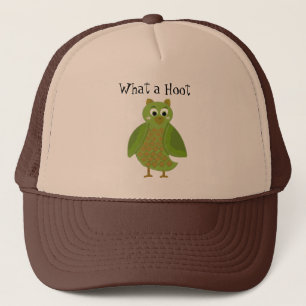 Wat een Hoot - Groene Owl Trucker Pet