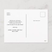 Wat een jaar 12 foto kerst gepersonaliseerd feestdagenkaart (Achterkant)