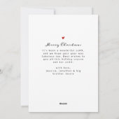 Wat een jaar 12 Fotocollage Nieuwe Baby Kerstmis Feestdagenkaart (Achterkant)