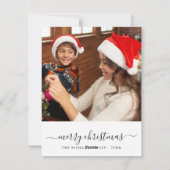 Wat een jaar 14e fotocollage Vrolijk Kerstfeest Feestdagenkaart (Achterkant)