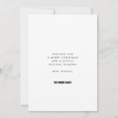 Wat een jaar aangepaste tekst familie foto feestdagenkaart (Achterkant)