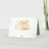 Wat een jaar afscheid 2020 Groene Kerstfoto Kaart (Achterkant)