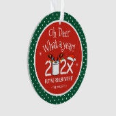 Wat een jaar dat we er mee begonnen. ornament (voorkant)