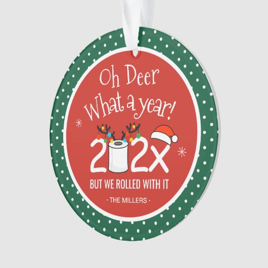 Wat een jaar dat we er mee begonnen. ornament (voorkant)