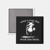 Wat een jaar deze week is geweest Kikker Magneet (Voorkant / Achterkant)