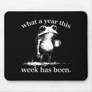 Wat een jaar deze week is geweest Kikker Muismat