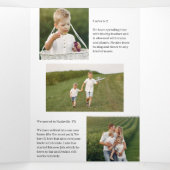 Wat een jaar EDITABLE COLOR Trifold Holiday Kaart (Binnenkant midden)