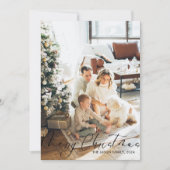 Wat een jaar Eenvoudige fotocollage kerstkaart Kaart (Voorkant)