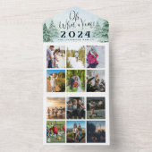 Wat een jaar foto-inklage kerst all in one uitnodiging (Binnen)