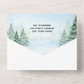 Wat een jaar foto-inklage kerst all in one uitnodiging (Achterkant)