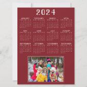 Wat Een Jaar Foto's Onderschriften 2024 Kalender G Feestdagenkaart (Achterkant)