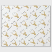 Wat een jaar! Funny Kerstfeestdag Cadeaupapier (Vlak)