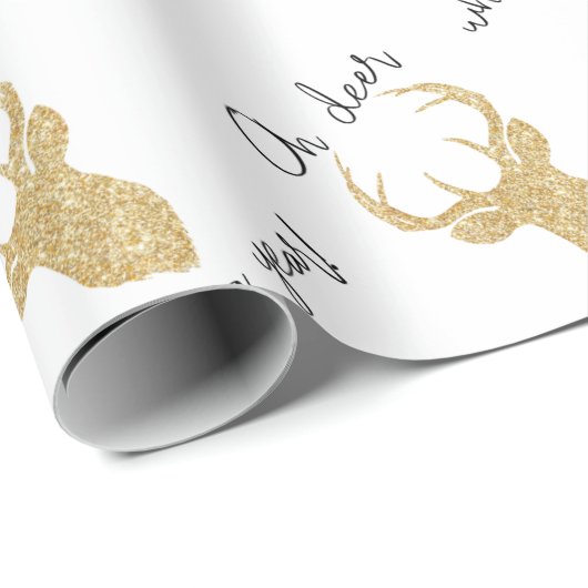 Wat een jaar! Funny Kerstfeestdag Cadeaupapier (Rol Hoek)