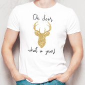 Wat een jaar! Funny Kerstfeestdag T-shirt