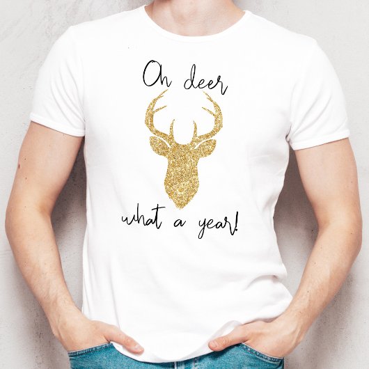 Wat een jaar! Funny Kerstfeestdag T-shirt