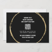 Wat een jaar! Funny Kerstfoto Feestdagenkaart (Achterkant)