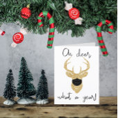 Wat een jaar! Grappig kerstfeest Feestdagen Kaart