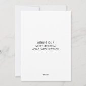 Wat een jaar! Grappig kerstfeest Feestdagenkaart (Achterkant)