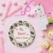 Wat een jaar grappige feestdag. papieren bordje (Feest)