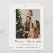 Wat een jaar in de Review Kerstvakantie Flat Kaart (Voorkant)