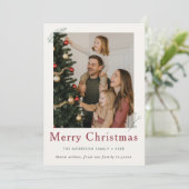 Wat een jaar in de Review Kerstvakantie Flat Kaart (Staand voorkant)