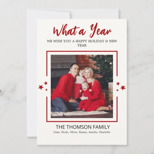 Wat een jaar in de Review Multi Photo Modern Chris Kaart (Voorkant)