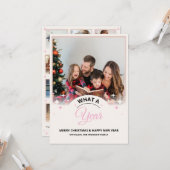 Wat een jaar in de Review Multi Photo Modern Chris Kaart (Voorkant / Achterkant in situ)