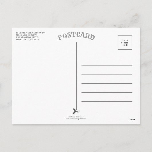 Wat een jaar in Review 12 Fotocollage Feestdagenkaart (Achterkant)