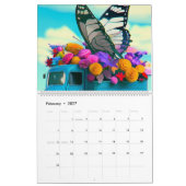 Wat een jaar kalender (Feb 2027)