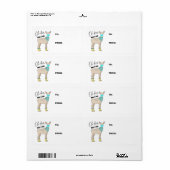 Wat een jaar kerstcadeaulabels etiket (Full Sheet)