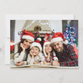 Wat een jaar kerstfeestdag in het ontbijt (Achterkant)